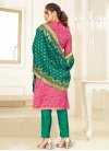 Woven Work Pant Style Classic Salwar Suit - 1