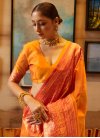 Woven Work Art Silk Traditional Designer Saree For Casual - 1