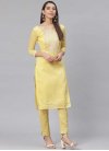 Chanderi Cotton Pant Style Salwar Kameez - 1