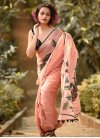 Linen Designer Contemporary Saree For Casual - 2