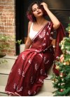 Print Work Designer Contemporary Style Saree For Casual - 1