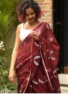Print Work Designer Contemporary Style Saree For Casual - 2