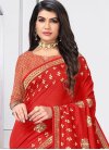 Vichitra Silk Trendy Classic Saree For Ceremonial - 1