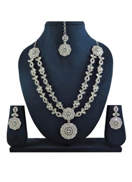 Royal Alloy Stone Work Necklace Set
