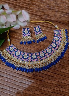 Royal Kundan Work Necklace Set