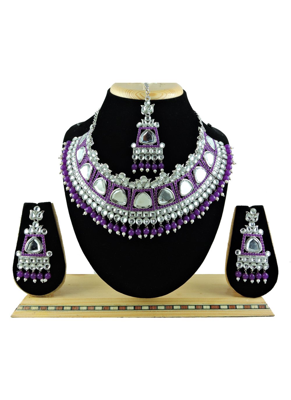 Luxury Rotating Flower Purple Zircon Pendant Necklace Plated - Temu