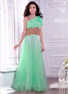 Royal Stone Work Floor Length Party Wear Gown