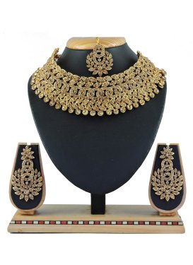 Royal Stone Work Necklace Set for Ceremonial