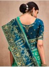 Embroidered Work Banarasi Silk Designer Contemporary Style Saree - 1