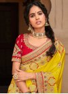 Satin Silk Traditional Designer Saree For Bridal - 1
