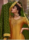 Bandhej Print Work Palazzo Style Pakistani Salwar Suit - 1