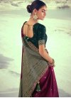 Lace Work Art Silk Designer Traditional Saree - 1