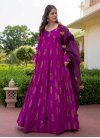 Print Work Reyon Readymade Classic Gown - 2