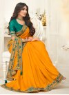 Lace Work Designer Contemporary Style Saree For Party - 1