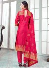 Art Silk Pant Style Salwar Kameez - 1