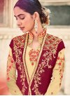 Embroidered Work Jacket Style Long Length Suit - 2