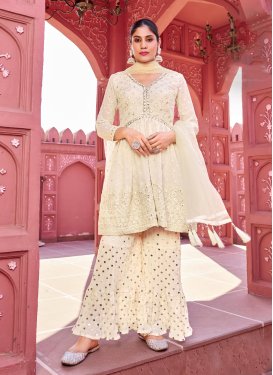 Sharara Salwar Suit For Ceremonial
