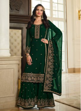 Shimmer Georgette  Palazzo Salwar Kameez For Festival