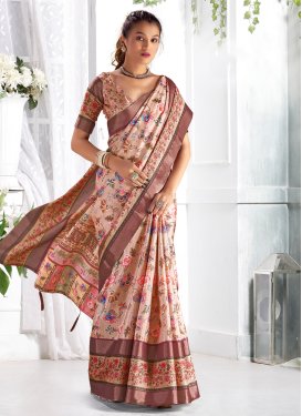 Silk Blend Designer Contemporary Style Saree
