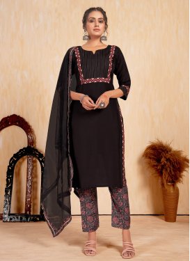 Silk Blend Readymade Designer Salwar Suit