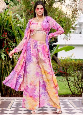 Silk Blend Readymade Designer Salwar Suit For Ceremonial
