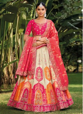 Silk Designer A Line Lehenga Choli For Bridal