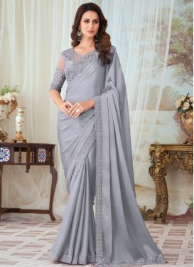 Silk Georgette Trendy Classic Saree For Party