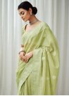 Linen Designer Contemporary Saree For Ceremonial - 1