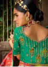 Banarasi Silk Embroidered Work Designer Contemporary Saree - 1