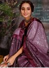 Lace Work Crepe Silk Trendy Classic Saree - 1