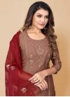 Embroidered Work Readymade Designer Suit - 3