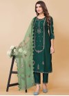 Embroidered Work Organza Readymade Designer Suit - 1
