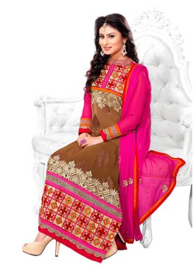 Spellbinding Multi And Patch Work Party Wear Salwar Suit