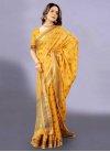 Woven Work Art Silk Trendy Classic Saree For Ceremonial - 2