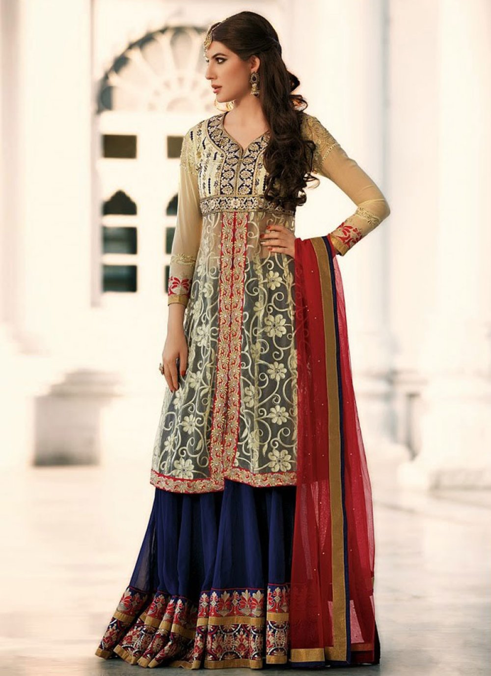 Jacket Lehenga- Buy Jacket Style Lehenga Choli Online at Kreeva