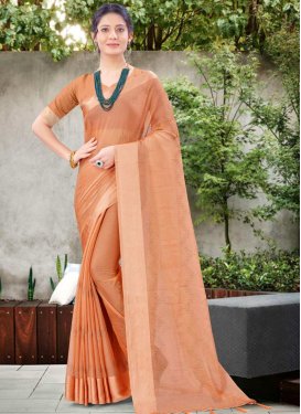 Swarovski Work  Chiffon Satin Designer Contemporary Style Saree