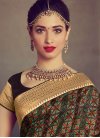 Tamannaah Bhatia Woven Multi Colour Art Silk Traditional Designer Saree - 1