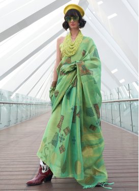 Tissue Designer Contemporary Style Saree