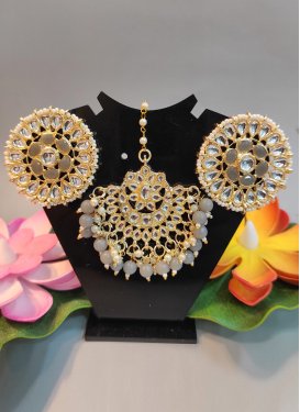 Trendy Alloy Maang Tikka For Ceremonial