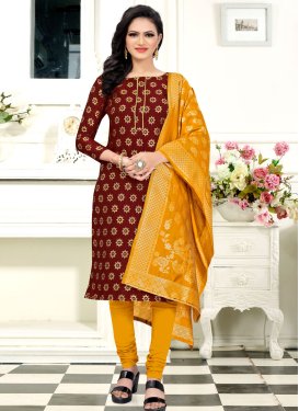 Trendy Churidar Suit For Casual