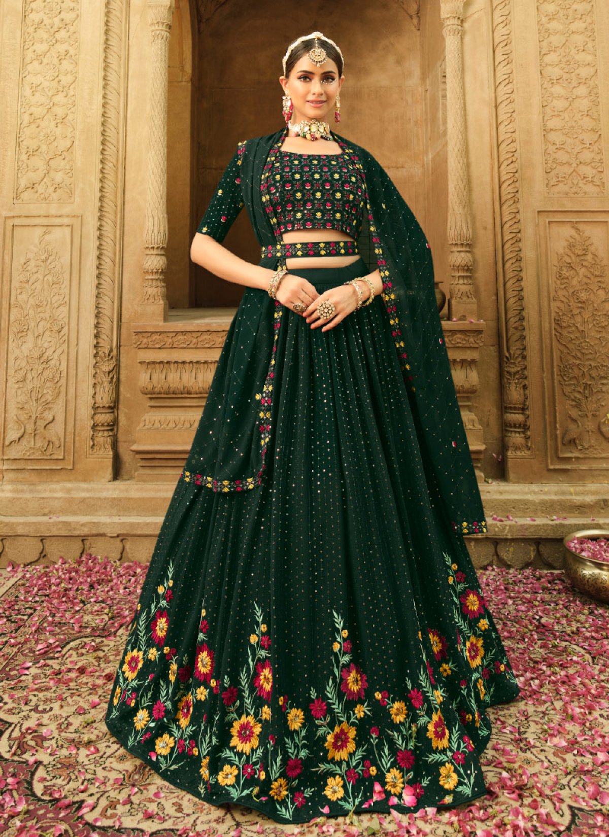 Buy Trendy Designer Lehenga Choli For Ceremonial Online