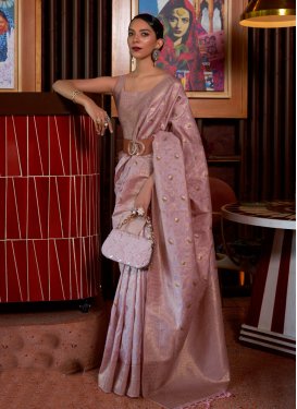 Tussar Silk Designer Traditional Saree For Ceremonial