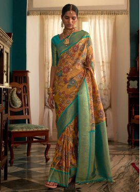 Tussar Silk Traditional Designer Saree For Party