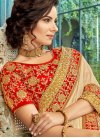 Urbane Cream Wedding Traditional Designer Saree - 1