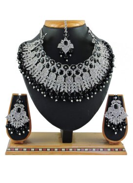 Divine Silver Rodium Polish Necklace Set