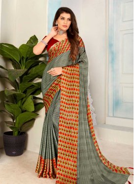 Vichitra Silk Designer Traditional Saree