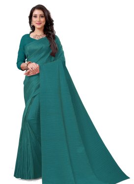 Vichitra Silk Designer Traditional Saree For Casual