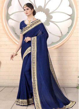 Vichitra Silk Traditional Designer Saree