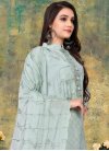 Chanderi Silk Lace Work Pant Style Classic Salwar Suit - 1