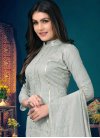 Chanderi Cotton Lace Work Pant Style Classic Salwar Suit - 1